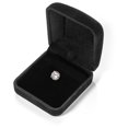 thumbnail image 6 of 14K Solid White Gold SINGLE Stud Earring | Round Cut Cubic Zirconia | Screw Back Post | 1.28 Carat | Everyday Elegance, 6 of 9