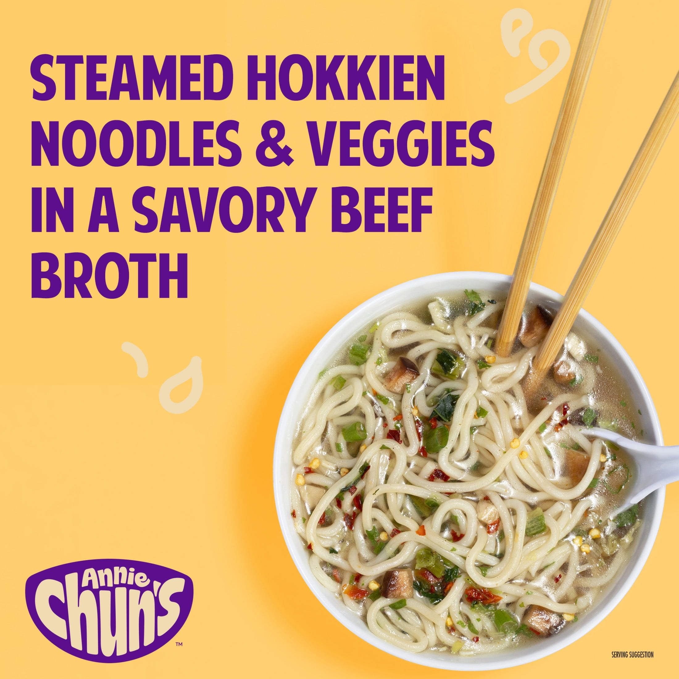 (4 pack) Annie Chun's Pho Soup Bowl, 5.41 oz
