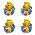 thumbnail image 1 of Novedad Trump Pato Goma Baño para Bebé Patitos (bandera EE. UU. Trump), 1 of 4