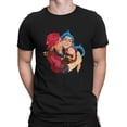 thumbnail image 1 of Camisetas Jinx & Vi para hombre, de algodón, de manga corta y cuello redondo, de la saga Arcane League of Legends, LOL Game Leisure., 1 of 6