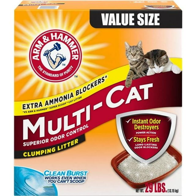 Arm & Hammer 718033 29 Lb Litière Agglomérante pour Plusieurs Chats