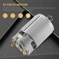 thumbnail image 4 of 13 Teeth Motor 18V Replace for 18-2-LI 18-2-LI 1800 LI-2 Screw Driver, 4 of 5