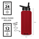 thumbnail image 2 of Termo Bloosom  Para Café Y Agua 3 Tapas 32 Oz 950 Ml Rojo, 2 of 4
