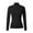 Black, variant on Women Slim Fit Sweaters Plus Size Turtleneck Long Sleeve Solid Fashion Comfort Warm Knit Tops Yellow S