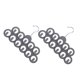thumbnail image 2 of 2 perchas antideslizantes para bufandas con 11 agujeros para corbatas y cinturones Ideal para colgar varias bufandas y organizar el armario, 2 of 7