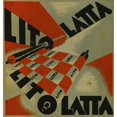 thumbnail image 2 of Filippo Tommaso Marinetti 20x21 Black Ornate Framed Double Matted Museum Art Print Titled: Words in Freedom; Futurists Olfactory Tactile-Term Pl. 1 (1932), 2 of 5