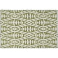 thumbnail image 4 of Yuma Indoor/Outdoor Green Southwestern Diamond 1'8" x 2'6" Non-Skid Accent Rug, 4 of 5