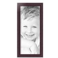 thumbnail image 2 of ArtToFrames 8" x 19" Cherry Picture Frame, 8x19 inch Red Wood Poster Frame (WOM-4095), Pack, 2 of 8