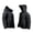 Black, variant on Men's Softshell Tactical Jacket with Hood, Fleece Lined Outdoor Coat, Full Zip Multi Zipper Pocket Windproof thermal Utility Coat for Hunting, Hiking and Daily Casual Green