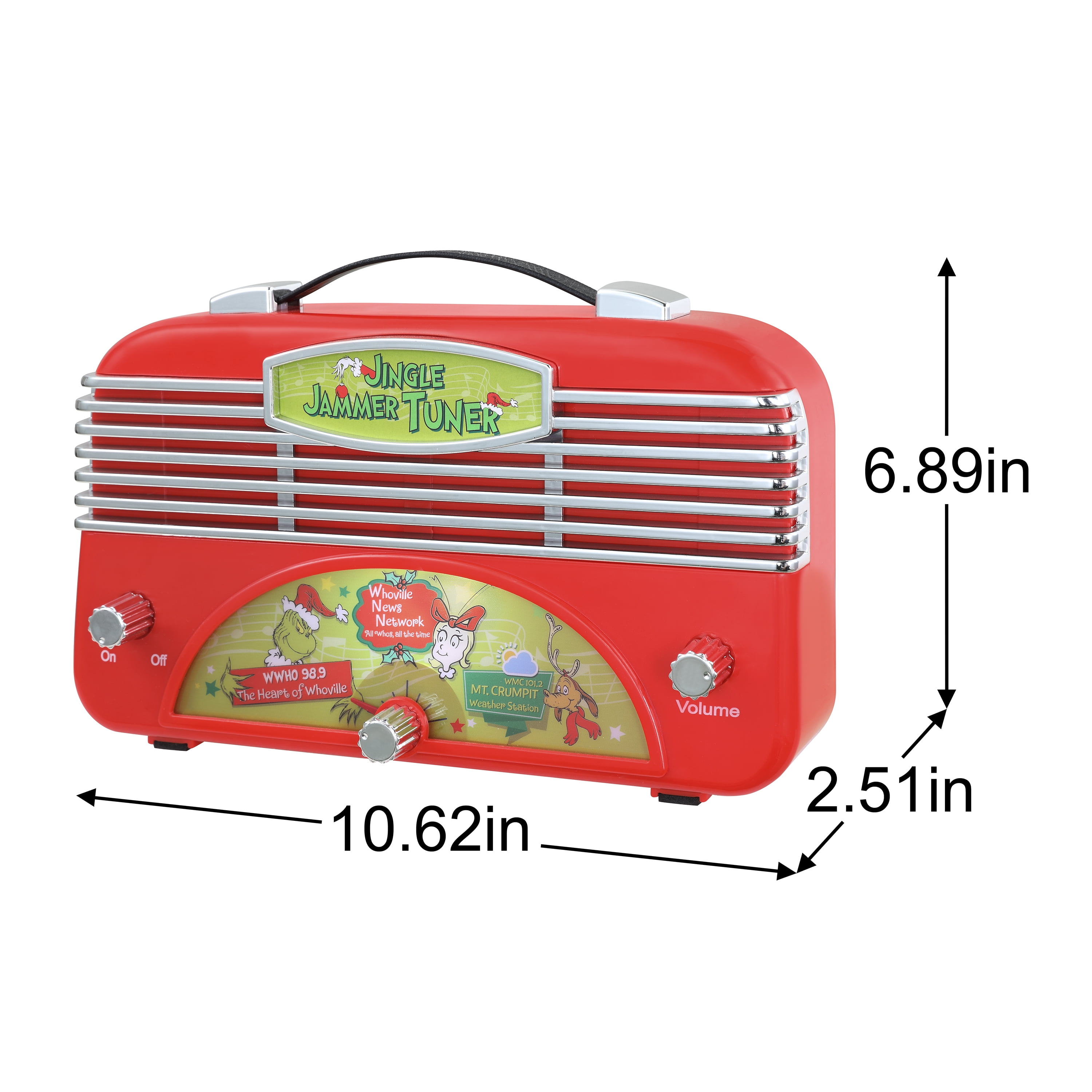 Grinch Jingle Jammer Tuner, Red