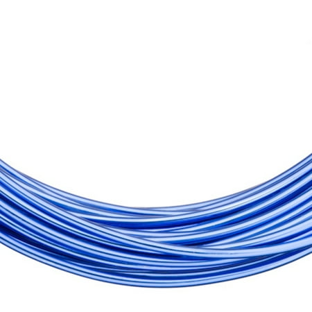 - Aluminum Beading Wire, Anodized Blue 12 Gauge 48-foot coil jewelry wire
