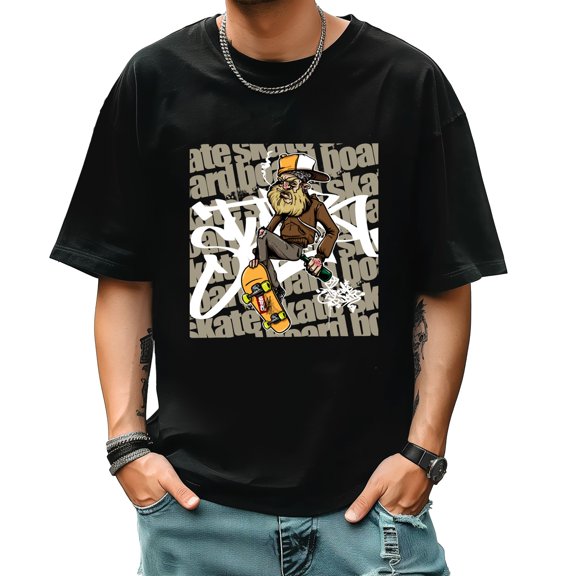 Men's Short Sleeve Graphic T shirt Collection Summer New Trend Sports Shirt Select