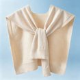 thumbnail image 4 of Women's Fashion Knitted Shawl Sweater Wraps for Women Travel Casual Scarf Cape Shoulder Tops Beige Free Size, 4 of 4