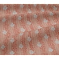 thumbnail image 4 of oneOone Cotton Jersey Peach Fabric Stripe|Leaves & Floral Block Dress Material Fabric Print Fabric By The Yard 58 Inch Wide, 4 of 4
