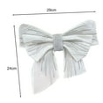 thumbnail image 5 of Big Bow Brooch Organza 3D Embroidery Double-layer Collar Chest Decor Anti-exposure DIY Stitching Clothing Accessories Wedding Party Clothes Adornment, 5 of 7