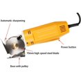 thumbnail image 2 of Electric Rotary Fabric Cutter with 70mm Rotary Blade Hand-Held Fabric Cutting Machine Electric Scissors for Cutting Multi-Layer Fabric and Leather,Carpet, 2 of 5