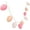 Pink, variant on Gardeningwill 3M/10Ft 30 Mix-Color Cotton Egg Led Easter Xmas Wedding Battery Operated String Fairy Light