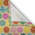 thumbnail image 4 of Ambesonne Abstract Valance Pack of 2, Rhythmic Colorful Circles, 54"X12", Pale Teal Pink, 4 of 5