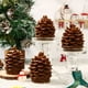 thumbnail image 5 of Vela de Aromaterapia con Forma de Piñas Navideñas, Cera de Soja, Iluminación, Decoración de Escenas, 5 of 7