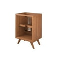 thumbnail image 4 of Pemberly Row 24" Teak Wood Bathroom Vanity Cabinet (Sink Basin Not Included), 4 of 10