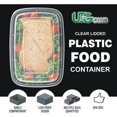 thumbnail image 4 of UEG Club Clear Plastic Microwave Safe Food Storage Containers, 38 oz  50 Count, 4 of 6