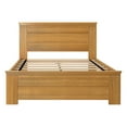 thumbnail image 3 of Max & Lily Twin Bed Frame with Panel Headboard, Modern Farmhouse Solid Wood Platform Bed, 3 of 6
