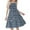 Navy, variant on 11-12 Years Girls Sleeveless Elegant Floral Lace A-line Flared Swing Party Dress for 3-12 Years Kid