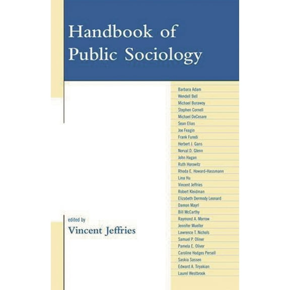 Handbook of Public Sociology, (Paperback)