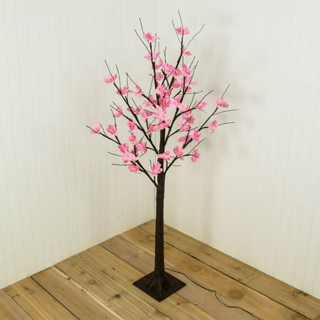 Party Ornaments Wedding Decor Lighted Led Magnolia Tree Faux Flowers Party Ornaments Wedding Decor Lighted Led Magnolia Tree Faux Flowers Outdoor Plug In 4 Ft Pink