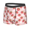 thumbnail image 5 of Goofa Floral Strawberr Printed Men's Boxer Briefs Underwear, Moisture-Wicking Underwear, Trunk,Soft and Breathable Cotton Underwear-Small, 5 of 9