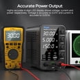 thumbnail image 3 of Fuente de alimentación DC HANGELL variable 30 V 5 A con USB y tipo C, 3 of 7