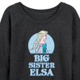thumbnail image 3 of Frozen - Winter - Big Sister Elsa - Women's Lightweight French Terry Long Sleeve Shirt, 3 of 5