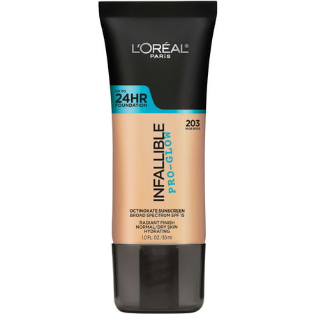 L'Oreal Paris Infallible Pro-Glow Foundation, Nude (Top 5 Best Foundations)