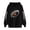 A-Black, variant on Hoodies for Women Football Graphic Hoodies Cute Print Hoodie Loose Hoodies Long Sleeve Pocket Pullover L