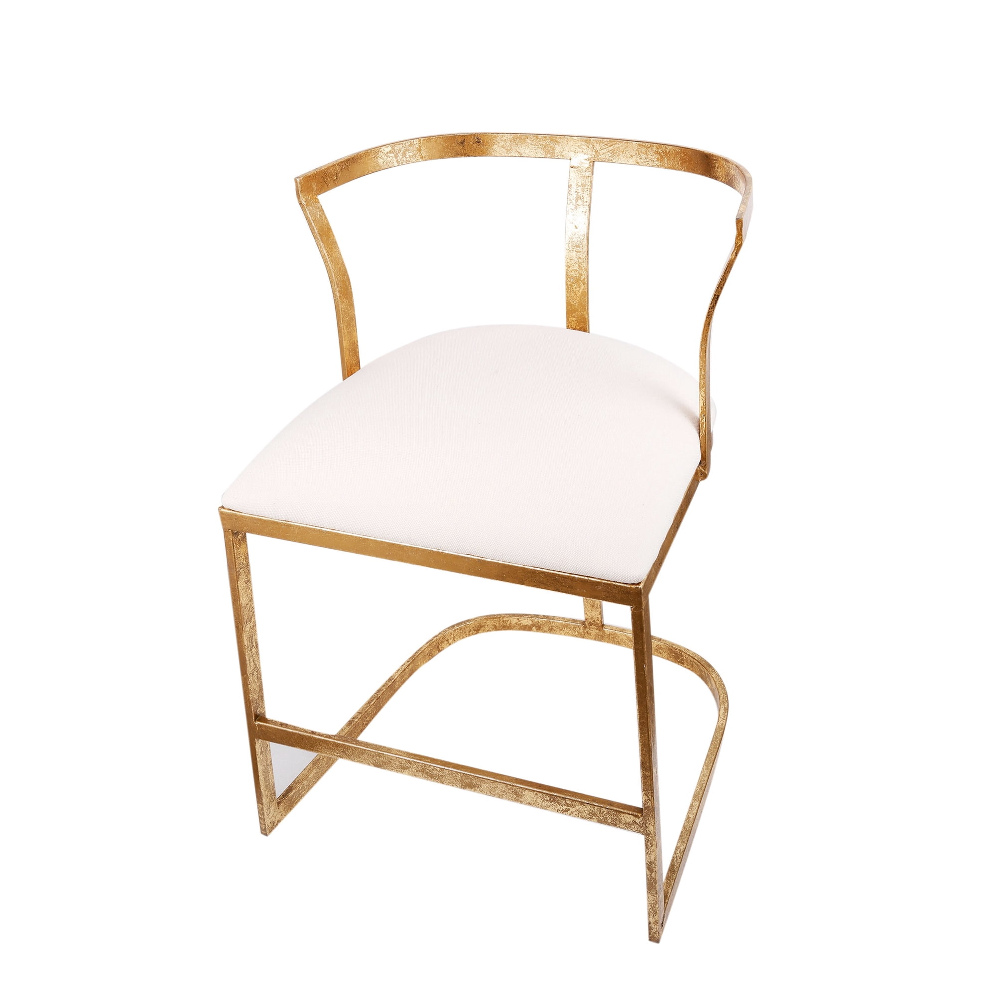 A&B Home Gold Open Back Accent Chair 18.5" x 19.5" x 27"