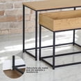 thumbnail image 3 of Mesa Auxiliar buro con Cajón Removible Color Café Ilios Innova, 3 of 9