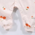 thumbnail image 5 of CAUYDY Baby Romper for Boys Infant Fall Winter Sleepers 0 3 6 9 12 18 24 Months Preemie Long Sleeved Pajamas for Girls Newborn Soft Clothes Sizes 18-24 Months,Orange, 5 of 5