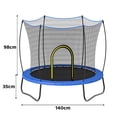 thumbnail image 3 of 55" Toddler Trampoline for Kids, SHINPT Mini Trampoline for Toddlers 3-8, Outdoor Trampoline with Net for Indoor/Outdoor, Kids Trampoline with No Gap Design, Outdoor Trampoline for Backyard, Lawn, 3 of 5