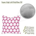 thumbnail image 4 of Majestic Home Goods Decorative Hot Pink Large Polka Dot Large Pillow, 4 of 4