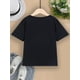 thumbnail image 2 of 100 Days of School Girls' T-Shirt - Cute School Graphic Tee with Heart & Book Design, Soft Loose Comfortable Fit Short Sleeve Tee, Casual School Theme apparel, Schoolgirl outfit, Playful Graphic, 2 of 6