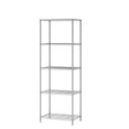 thumbnail image 1 of HOMEFORT 5-Tier Wire Shelving 5 Shelves Unit Metal Storage Rack Durable Organizer Perfect for Pantry Closet Kitchen Laundry Organization in Grey,21?Wx14?Dx61?H, 1 of 9