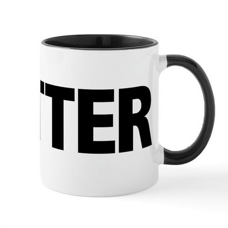 

CafePress - QUITTER Mug - 11 oz Ceramic Mug - Novelty Coffee Tea Cup