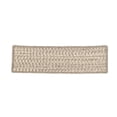 thumbnail image 1 of Colonial Mills  8 x 28 in. Natural Woven Tweed Stair Tread Mats, Dark Gray - Set of 7, 1 of 1