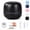Black, variant on Portable Mini Desk Vacuum Cleaner Compact Mini Powerful Desktop Cleaner with Brush Cute Low Noise USB Recharging for Office Home Cleaning Eraser Crumbs, Dust, Computer Keyboard and Car