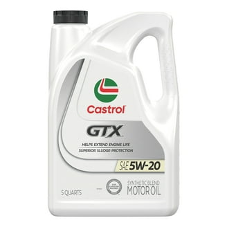 Castrol GTX Ultraclean 0W-20 Synthetic Blend Motor Oil, 1 Quart