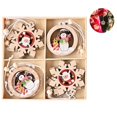 thumbnail image 3 of Injueey 12 Uds. De adornos navideños con cuerda colgante, juego de colgantes de con temática navideña, decoración colgante para interiores Kits de decoración para fiestas No.2 Injueey HA025839-02, 3 of 6