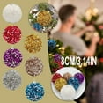 thumbnail image 4 of Kayannuo Christmas Decorations Christmas Pearl Sequins Glitter Baubles Ball Xmas Tree Ornament Decoration 8CM Home Decor, 4 of 5