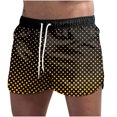 thumbnail image 2 of Swim Trunks Men, Mens and Womens Five-point Quick-drying Drawstring Printing Breathable Sports Surfing Seaside Vacation Beach Trunks Swimming Trunks, 2 of 3