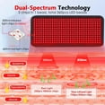 thumbnail image 2 of Red Light Therapy Mat for Body - 360 LEDs Large Red & Infrared Light Therapy Pad Blanket with Infrared Light 850nm & Red Light 660nm for Full Body Waist Shoulder Muscle, 2 of 7