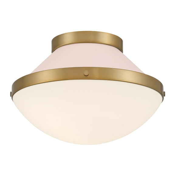 Crystorama Lighting Group Xan-8001 Xander 12" Wide Flush Mount Bowl Ceiling Fixture -